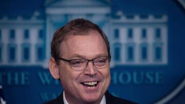 
 Kevin Hassett predicted that US economic growth will &quot;skyrocket&quot; in the third quarter but could fall short of a full recovery from the coronavirus pandemic. (Photo by NICHOLAS KAMM / AFP)