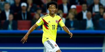 El de la Juventus no podía faltar en este ranking. Cuadrado fue junto a Mojica y Arias de los jugadores que más velocidad mostraron en Rusia 2018. El promedio del colombiano fue de 33,1 km/h a lo largo de la competencia. Contra Senegal corrió 8 kilómetros y terminó el partido con un registro de 33,5 km/h.