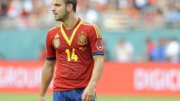 Soldado, durante el partido ante Haití en Miami.