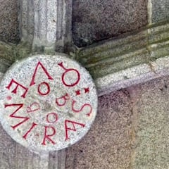 “¿Qué miras, bobo?”: la frase de Messi que aparece en un monasterio del siglo XVI