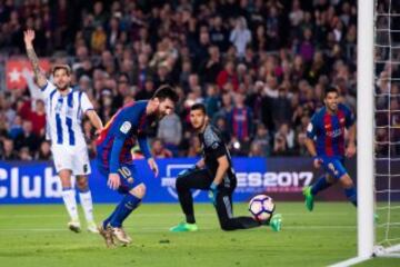 Messi también anotó el 2-0.