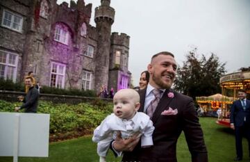 El extravagante bautizo del hijo de McGregor