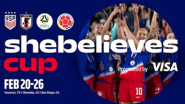 La invitación de Colombia a la SheBelieves Cup.