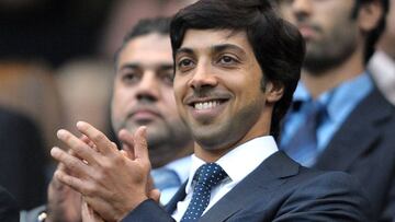 El jeque Mansour, dueño del Manchester City, en una imagen de archivo.