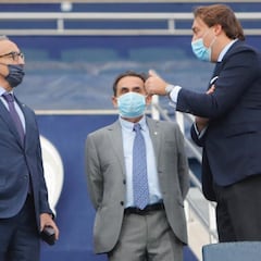 Alejandro Blanco visita las obras de remodelación del Ciutat de València