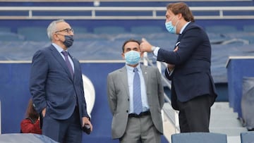 El presidente del Comité Olímpico Español, Alejandro Blanco, visita las obras de remodelación del Ciutat de València