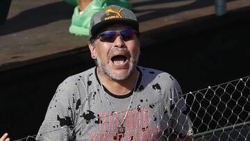 Maradona en la Copa Davis.