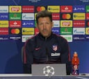 Simeone: "Conocemos cómo es la Champions, no espera a nadie"