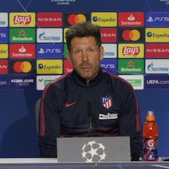 Simeone: "Conocemos cómo es la Champions, no espera a nadie"