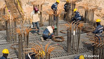 Metro de Bogotá actualmente en construcción, marzo 2024.