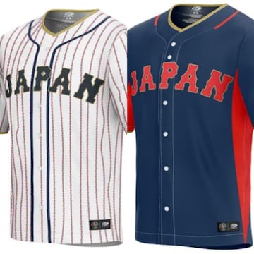 Uniforme de Japón para el Clásico Mundial de Béisbol 2023.