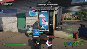 Compramos un objeto en una máquina expendedora