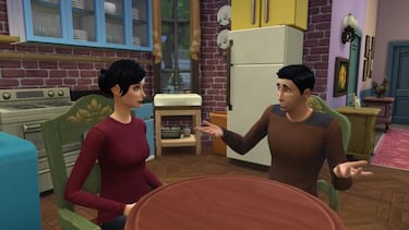 Así son las series Friends y Seinfield con Los Sims 4