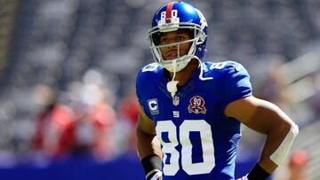 Víctor Cruz no está muy contento por cómo terminaron las cosas con los Giants.