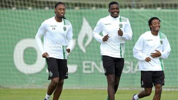 Semedo, Carvalho y Martins, tres de las piezas clave del Sporting.