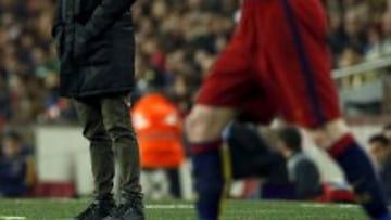 Se lesionó Mathieu y Luis Enrique decidió jugar con 10