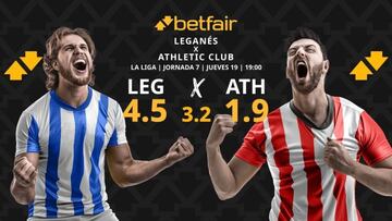 CD Leganés vs. Athletic Club de Bilbao: horario, dónde ver, pronósticos y clasificación