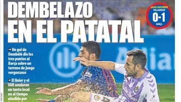 La prensa catalana ataca el césped de Zorrilla