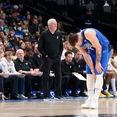 The Dallas Mavericks lose Luka Doncic to injury on final night of the season