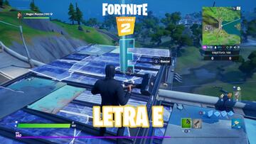 Fortnite Cap&iacute;tulo 2 - Temporada 1 | Desaf&iacute;o de &iexcl;A ello!: busca la &quot;E&quot; escondida en la &iexcl;A ello! pantalla de carga