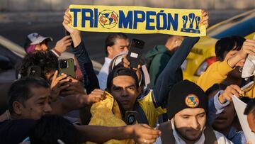 Afición del América ignoró a la Sub-23 en su llegada a Querétaro
