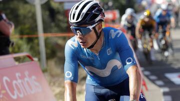 Miguel Ángel López se llevó la victoria en la etapa 18 de La Vuelta a España y sumó su tercer triunfo en la competición española. 36 para Colombia.