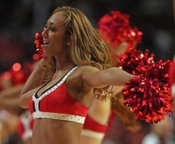 Cheerleader de los Chicago Bulls.