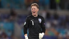 Pickford makes Euro history as England's clean sheet run rolls on