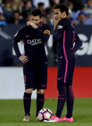 Lionel Messi and Neymar.