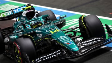 Fernando Alonso (Aston Martin AMR25). Yeda, Arabia Saudí. F1 2025.
