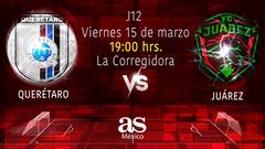 Querétaro vs FC Juárez en vivo: Liga MX, Clausura 2024 hoy en directo