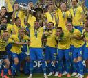 El 11 histórico de Brasil en la Copa América