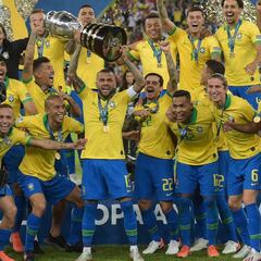 El 11 histórico de Brasil en la Copa América