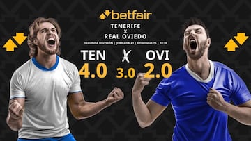 CD Tenerife vs. Real Oviedo: horario, dónde ver, pronósticos y clasificación