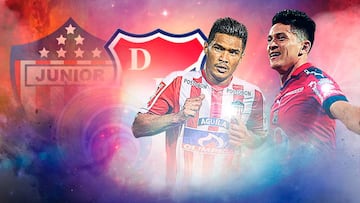 Infografía de Junior vs DIM