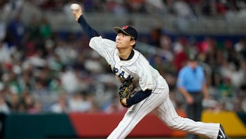 Yoshinobu-Yamamoto New York Yankees future potential pitcher