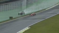 Alonso se quejó de Vettel: "El Ferrari me empujó a la hierba"