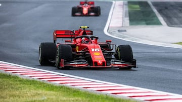 Leclerc y Vettel (Ferrari SF90). F1 2019. 
