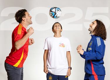 Ignacio Camacho, Quique Nogueroles de Souza y Marc Cucurella.