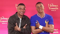 Mbappé desvela su figura de cera