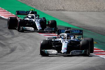 Lewis Hamilton y Valtteri Bottas