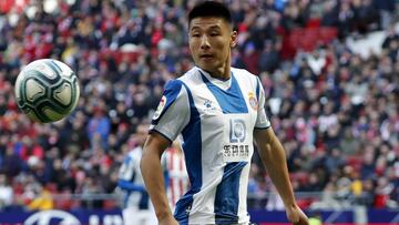 11/11/19 PARTIDO DE PRIMERA DIVISION ATLETICO DE MADRID - ESPANYOL WU LEI