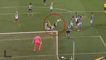 S¨ª, es Mathieu y no Hugo S¨¢nchez: ?roz¨® el gol del a?o en Portugal!