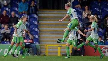 El Wolfsburgo venció en la ida de semifinales de Champions League.