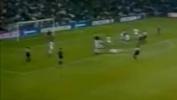 El gol de Cuauht¨¦moc Blanco en el Santiago Bernab¨¦u