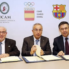 COE, FC Barcelona y UCAM, por la formación de deportistas