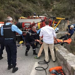 Fominykh cae por un barranco y se fractura dos vértebras