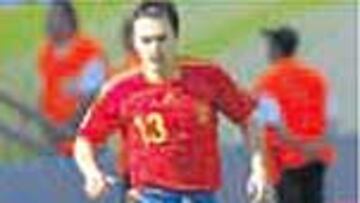 <b>INIESTA</b>. Gustó en Suecia y hoy debe consolidarse en la creación