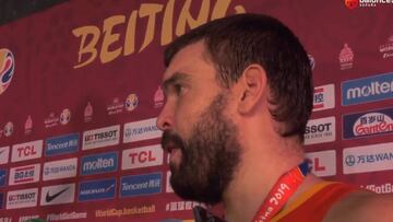 Es la elegancia personificada: Marc Gasol y su recuerdo al 'resto de campeones'