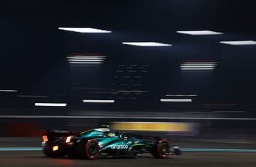 Fernando Alonso (Aston Martin AMR24). Yas Marina, Abu Dhabi. F1 2024.